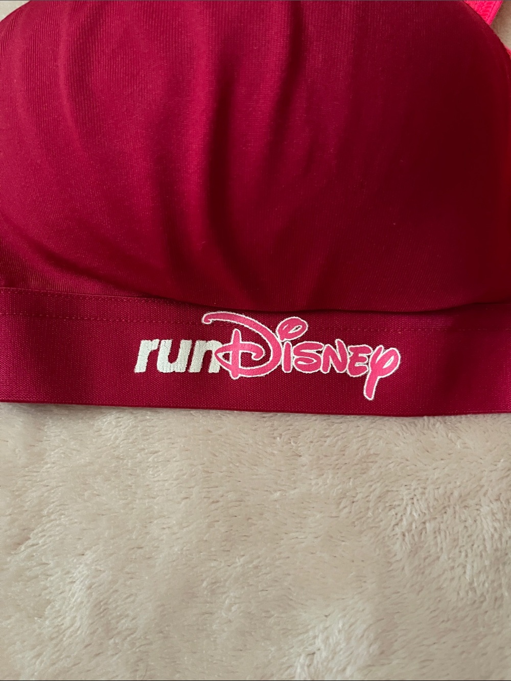 Champion RunDisney Pink & Magenta Racerback Sports Bra - Picture 3 of 5